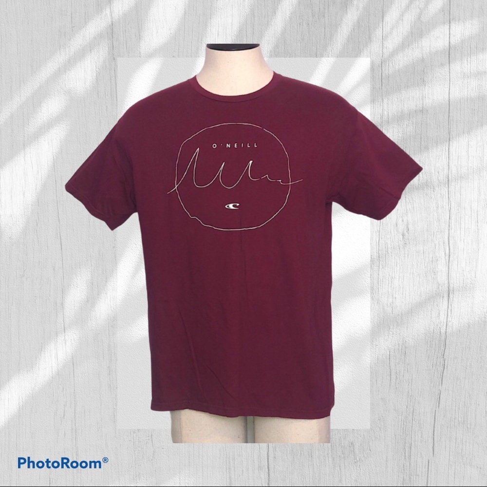 O’Neill Maroon Short Sleeve T-Shirt Large